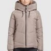 Khujo Femme ESILA Veste D'hiver Toffee -Khujo Soldes fb42163ae488409d94853a0582b8ecb6