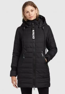 Khujo Femme SHINE2 STRUCTURED Veste D'hiver Schwarz