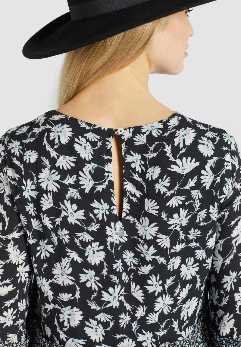 Khujo Femme GRANATA Robe De Jour Schwarz Weiß 7 Khujo Femme GRANATA Robe De Jour Schwarz Weiß – Image 5