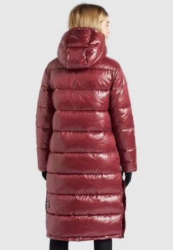 Khujo CORINNA Veste D'hiver Weinrot Glänzend Femme -Khujo Soldes fbfa232d1d614358849af80c70bc12ca