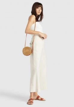 Khujo NITE Pantalon Classique Beige Femme -Khujo Soldes fe0b846a5e7940ff912267de479420e6