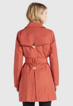 Khujo Femme AURORA Trench Rot -Khujo Soldes fe2c6687669844babd8dea0307479416