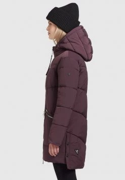 Khujo Femme BINE Veste D'hiver Weinrot -Khujo Soldes fe625d1733ba451d8a7d15ad3af41132