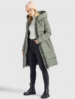 Khujo JILIAS Veste D'hiver Mint Femme -Khujo Soldes fe87dc3c0ab446949cb31c14337ee1db