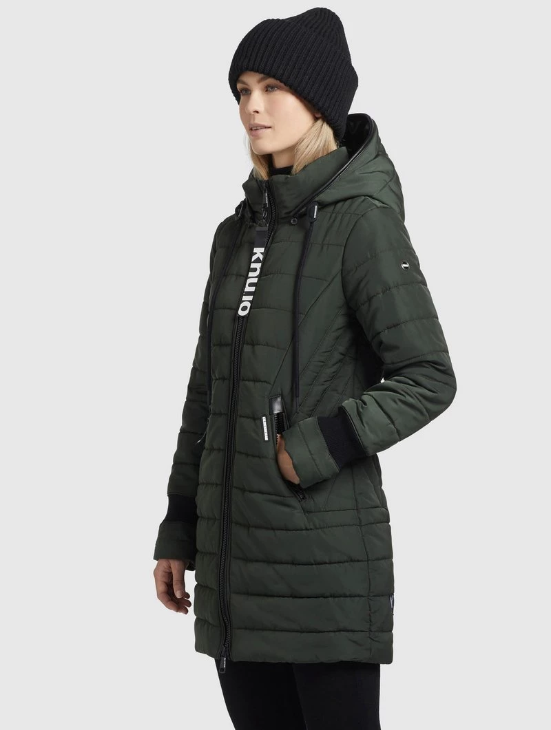 Khujo Femme SHINE2 LIGHT Veste D'hiver Dunkelgrün 8 Khujo Femme SHINE2 LIGHT Veste D'hiver Dunkelgrün – Image 6