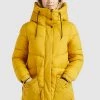 Khujo Femme SELANIE Veste D'hiver Gelb -Khujo Soldes fec6736f07494ad29c4b6ca56cb477d4