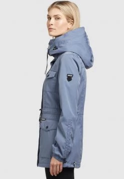 Khujo Femme ELST Parka Blau -Khujo Soldes fed14914c47f401bbf6efb1fab568126