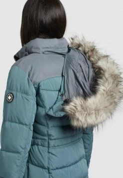 Khujo AMARAY2 Veste D'hiver Blaugrau Femme -Khujo Soldes feeb489034ac4cdea88d9fe34d8918a0