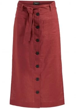 Khujo Femme VARSHA Jupe Trapèze Rotbraun -Khujo Soldes ff0bc33c794e47e984b59b8ec4a1537d