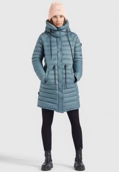 Khujo MANTEL NIANA SHINE Veste D'hiver Blaugrau Femme